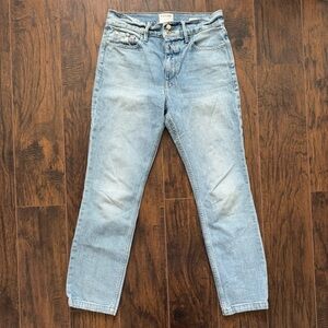 Frame Size 28 Le Sylvie Slender Straight Denim Jeans